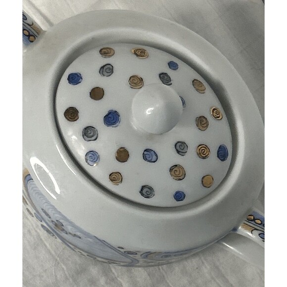 Cecile Christy Teapot Gustav Klimt 1999 Museum Musei Madrid + Sugar Bowl RARE - Picture 6 of 12
